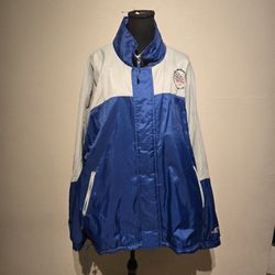 SUPERBOWL XXXVI LOGO ATHLETIC LONG JACKET SIZE 2XL