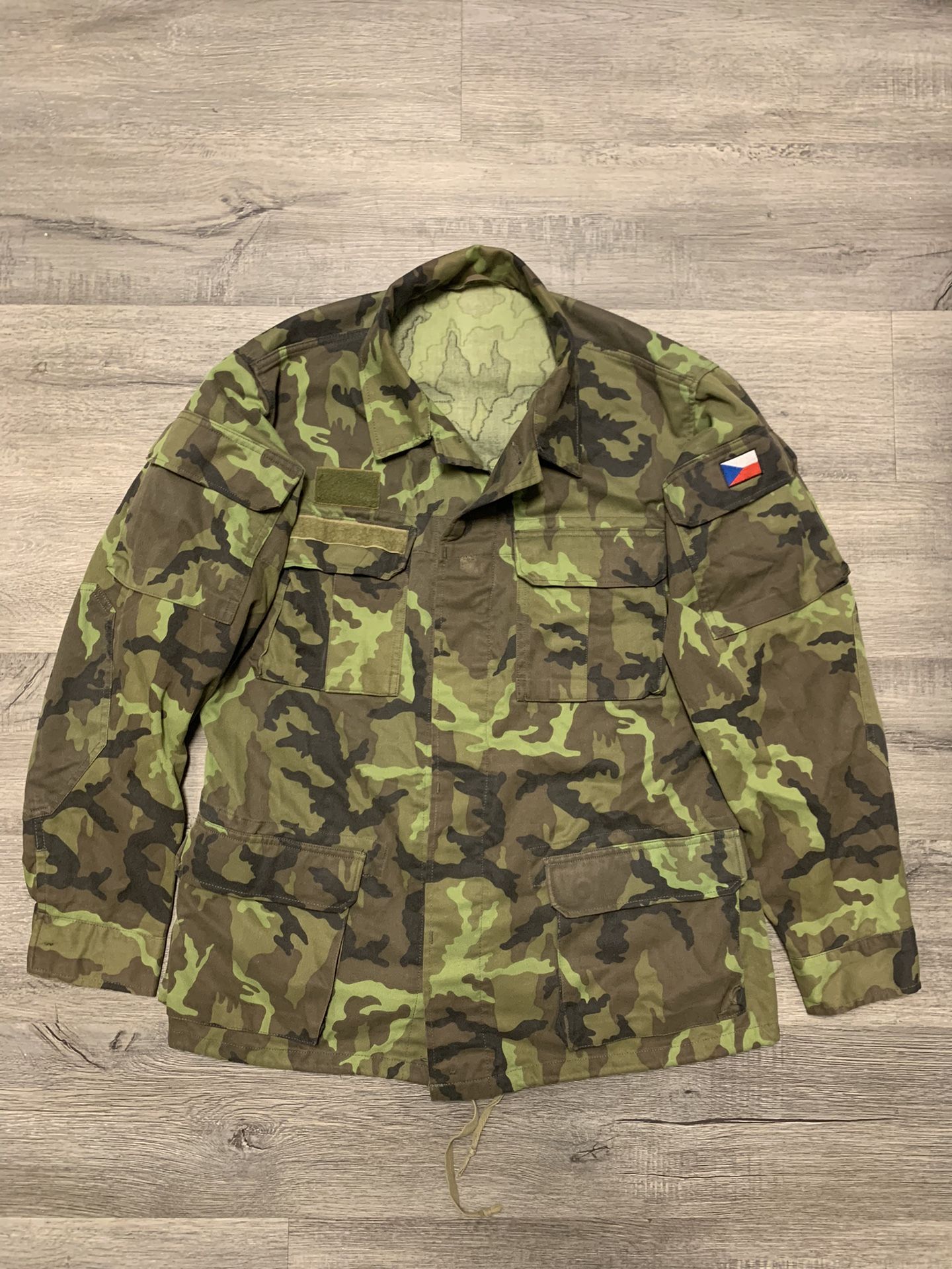 XLarge - Czech Army M95 Woodland Camo Combat Field Jacket Military Uniform Parka