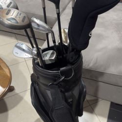 Golf Clubs And Bag 
