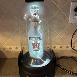 Smirnoff Ice Light Up Bottle Electric Plasma Lamp Sign Display. If listed it’s available 