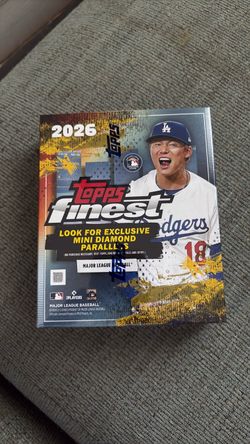 2026 Topps Finest Baseball Sealed Mega Box New Release In Hand