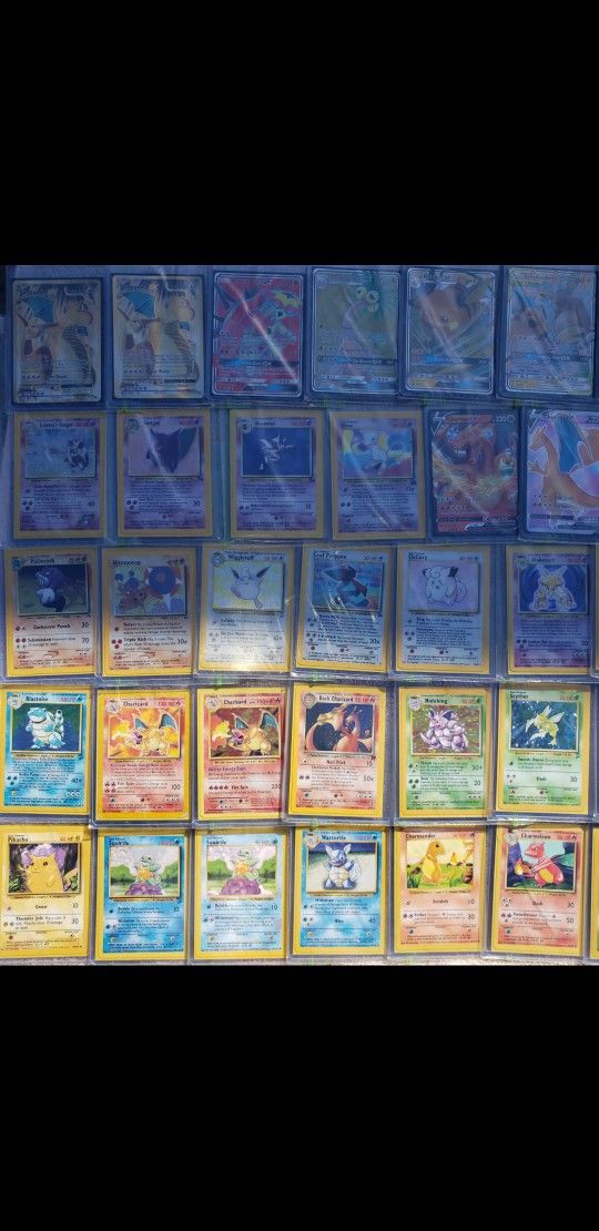 Pokemon Vintage Cards Charizard Blastoise Read Descriptions 