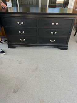 Black dresser