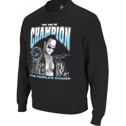 Men's The Rock WWE Pullover Sweatshirt - Large 