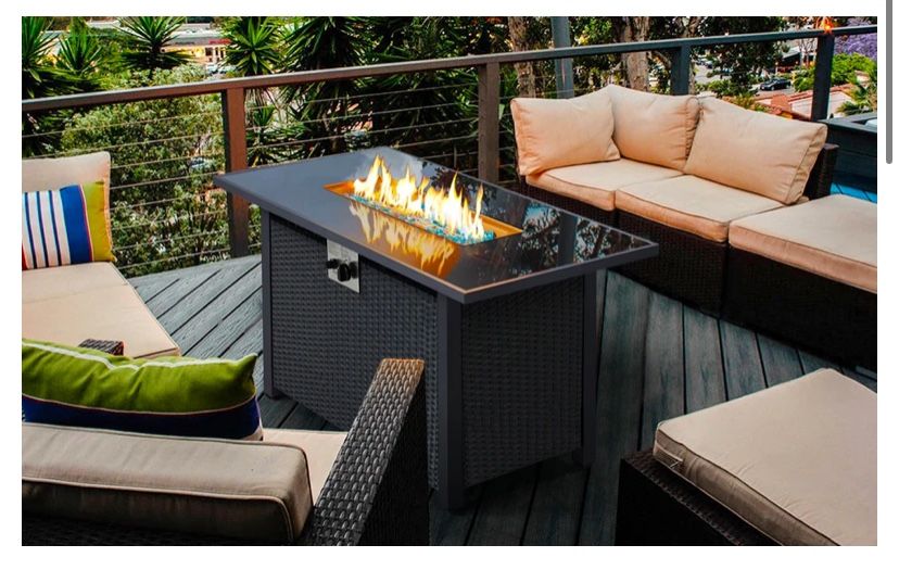 Gas Fire Pit Table 43 inch NEW in the box,All Products : American Fashion Style Bags On Sale