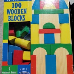 Melissa And Doug 100 Wooden Blocks