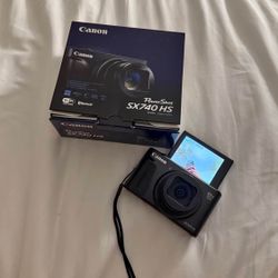 CANON BLACK POWERSHOT SX740 HS COMPACT DIGITAL CAMERA
