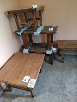 1870 STAGE COACH RELAY WOOD:.. RUSTIC TABLES/BENCHES/BARN DOORS 