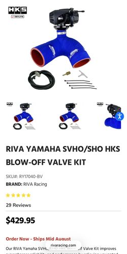 Yamaha RIVA blowoff valve
