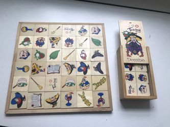 Wood Picture Memory And Dominos from Magic Land Holland