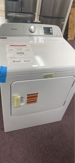 Maytag 7.0 cu. Ft. Electric Dryer with Moisture sensing in white