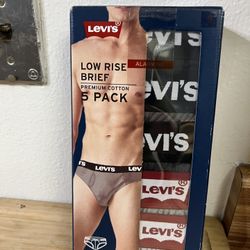Levi’s Low Rise Brief Pack 5 Units Brand New