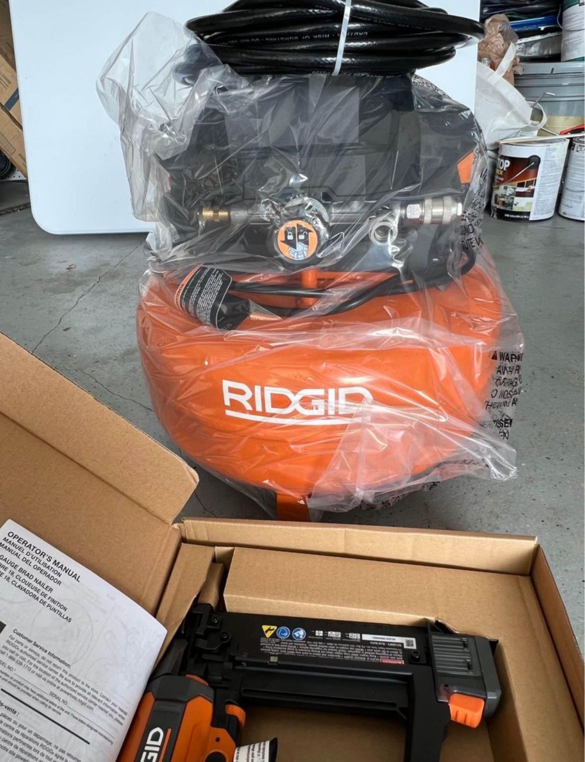 6 Gal pancake Air Compressor Ridgid