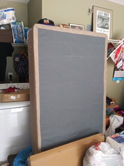Twin new box spring . $30 firm pick up only