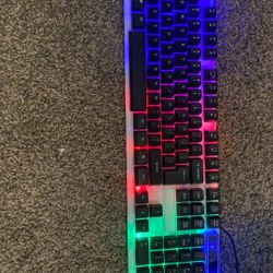 Wired Gaming Keyboard Lights Up 