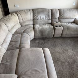 Star Furniture Power Reclining Curved Sectional