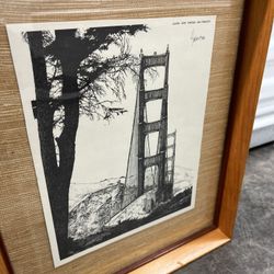 🤩 Golden Gate Bridge in Vintage Frame