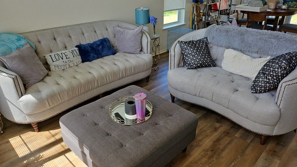 Couch And Ottoman Set