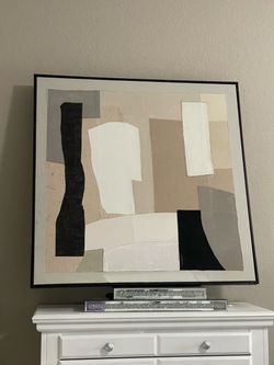 Large 40 x 40 framed picture