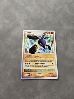 Lucario LV.X - DP12 - Diamond and Pearl Promos (PR) lightly played condition pokemon card