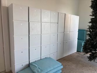 Lockers, wardrobes