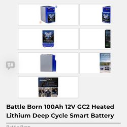 Battle Born Deep Cycle Battery-  10 year warranty included
