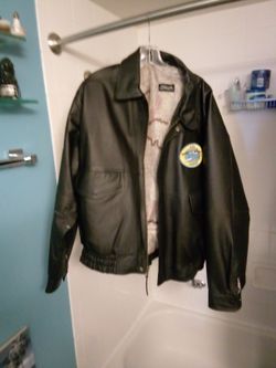Leather Bomber Jacket