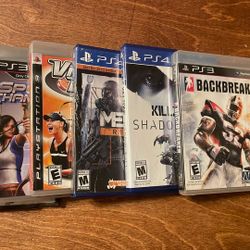 PlayStation 3 4 Video Games PS3 PS4 