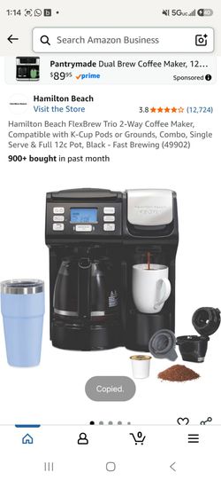 Hamilton Beach FlexBrew Trio 2-Way Coffee