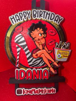 Betty Boop Cake Topper