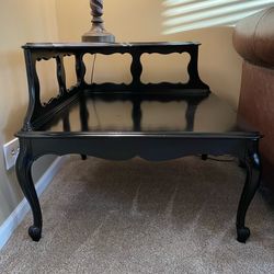MCM French Provincial Corner Step End Table