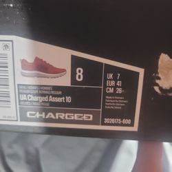 Nike UA Charged Assert 10 Size 8M