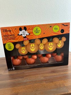 Disney Halloween musical pumpkin light strings