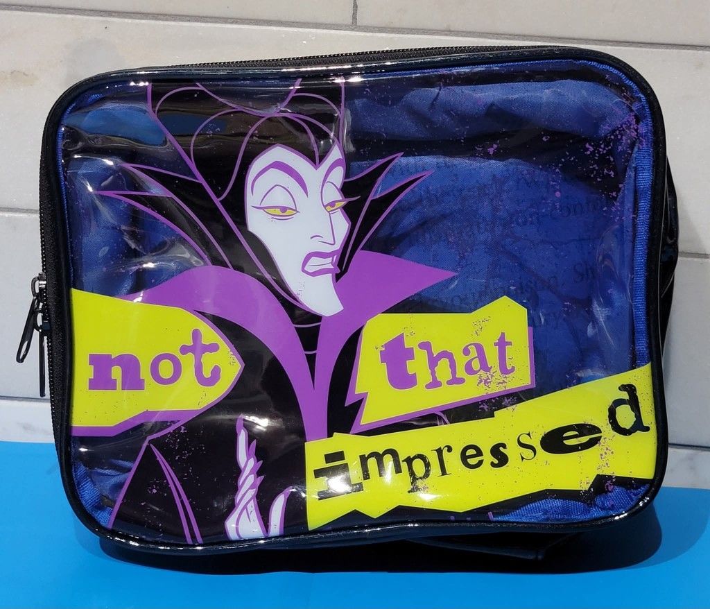 Disney Villains Maleficent "Not That Impressed" Makeup Bag $10 (One Available)
