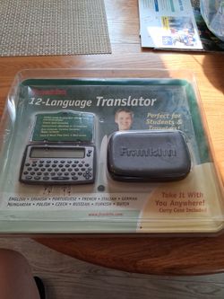 Franklin 12-Language Translator with Carry Case
