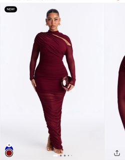 Burgundy Dress