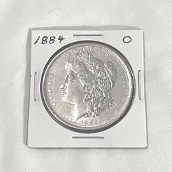 Un Circulated 1884-O Morgan silver Dollar