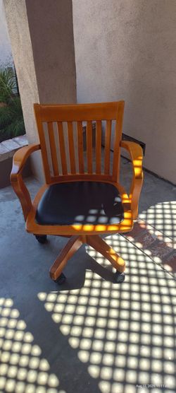 Wooden office chair