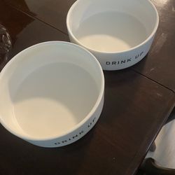 Boots and Barley Pet Bowls (twofer deal!)