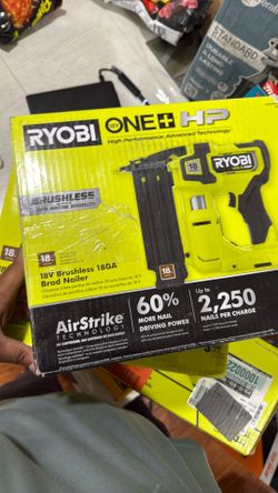Ryobi 18v Brushless Brad Nailer