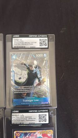 Trafalgar Law One Piece CGC Certified Card