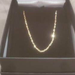 14k Solid Chain 22 Inches