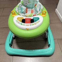 Bright Starts Tiny Trek 2-in-1 Baby Activity Walker - Jungle Vines