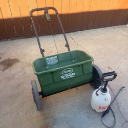 SEED SPREADER AND SPRAYER 