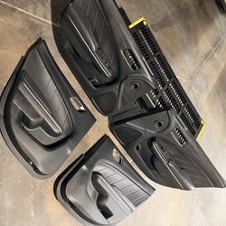 2023 dodge charger scatpack superbee last call leather door panels with red stitching flawless 
