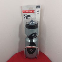 Schwinn Bicycle 23 oz. BPA-Free Water Bottle & Universal Cage New9