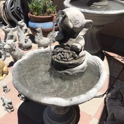 New Water Fountain Made Out Of Cement 