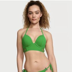 Bombshell Push-Up Longline Bikini Top