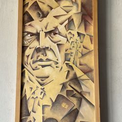 MODERN CUBIST OIL PAINTING - CUBISM IMPRESSIONIST MODERNISM