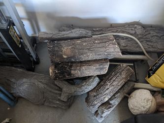 Ceramic Fireplace logs $5 each 10" to 22"